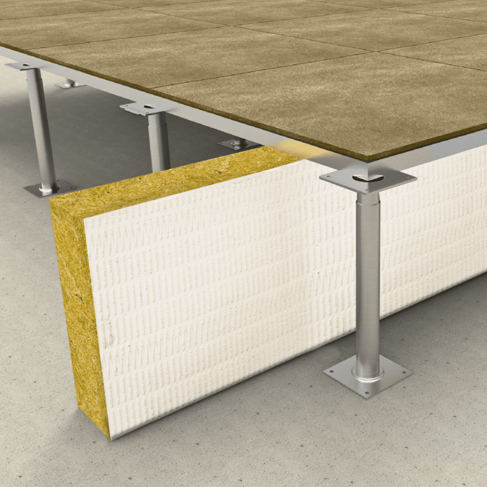 Raised Access Floor Barrier